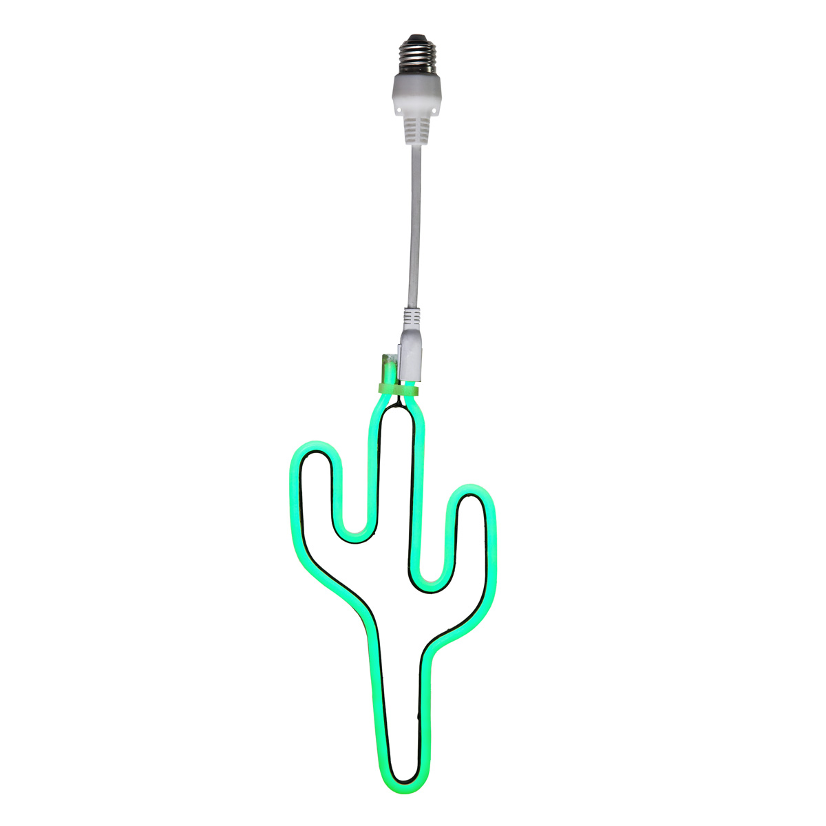 System CONNECTA - "Cactus" grün - LED-Objekt mit E27 Fassung - outdoor - H: 52cm - B: 15,5cm