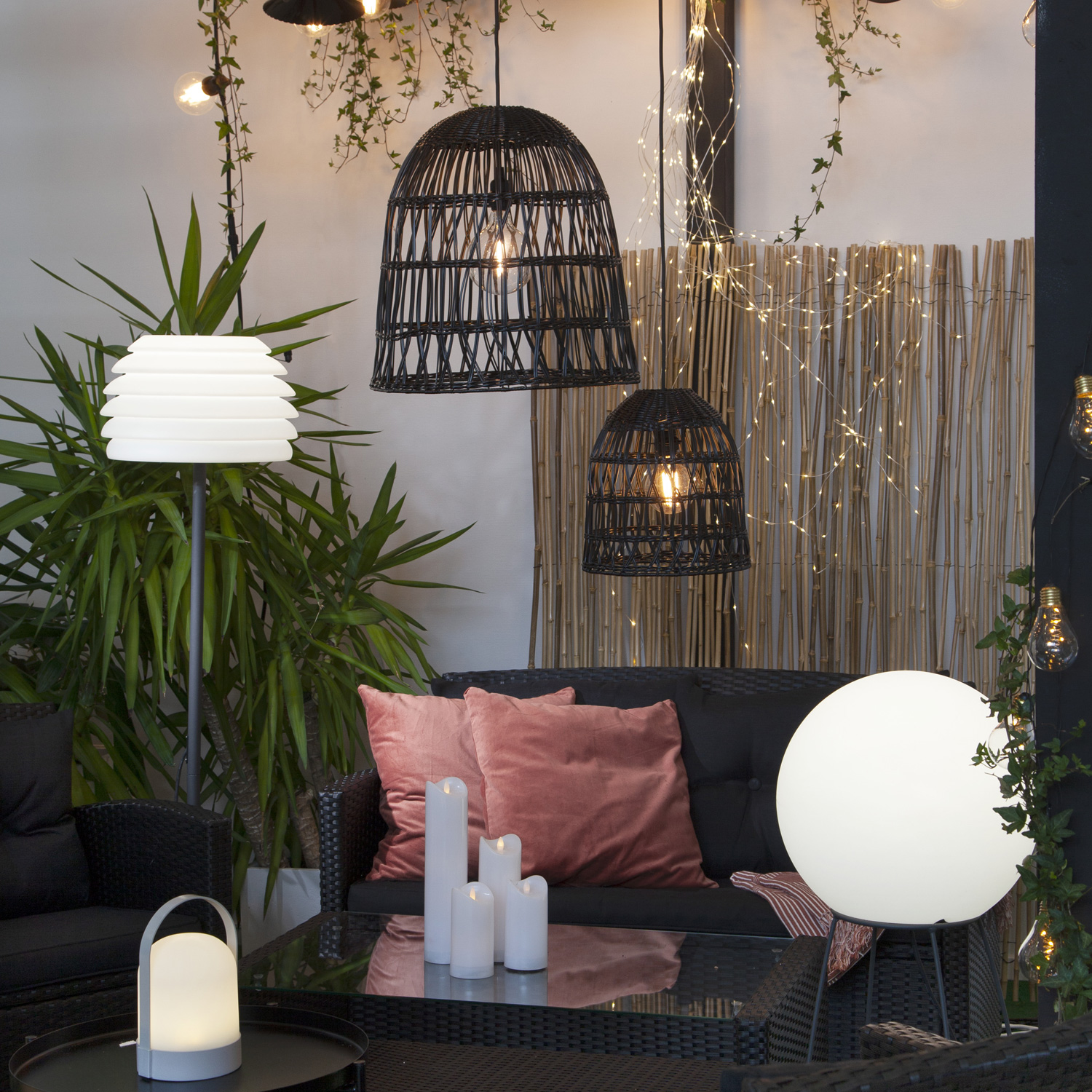 Beistelllampe/Gartenlampe "SIT" - outdoor IP65 - E27 Sockel - H: 95cm D: 40cm - max 25W