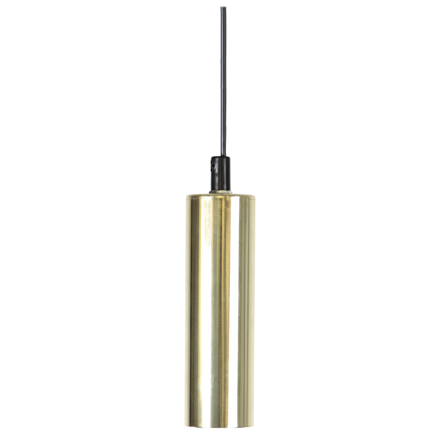 Lampenfassung GLANS - E27 Fassung - Schalter - H: 15cm - hängend - messing