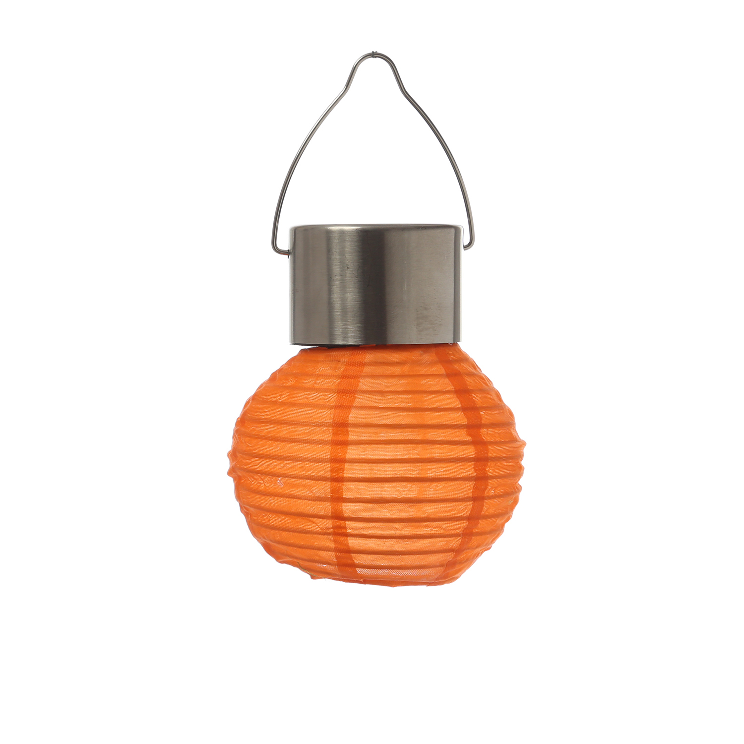 LED Solar Mini Lampions - kaltweiße LED - H: 9,5cm - D: 7cm - Lichtsensor - bunt - 6er Set