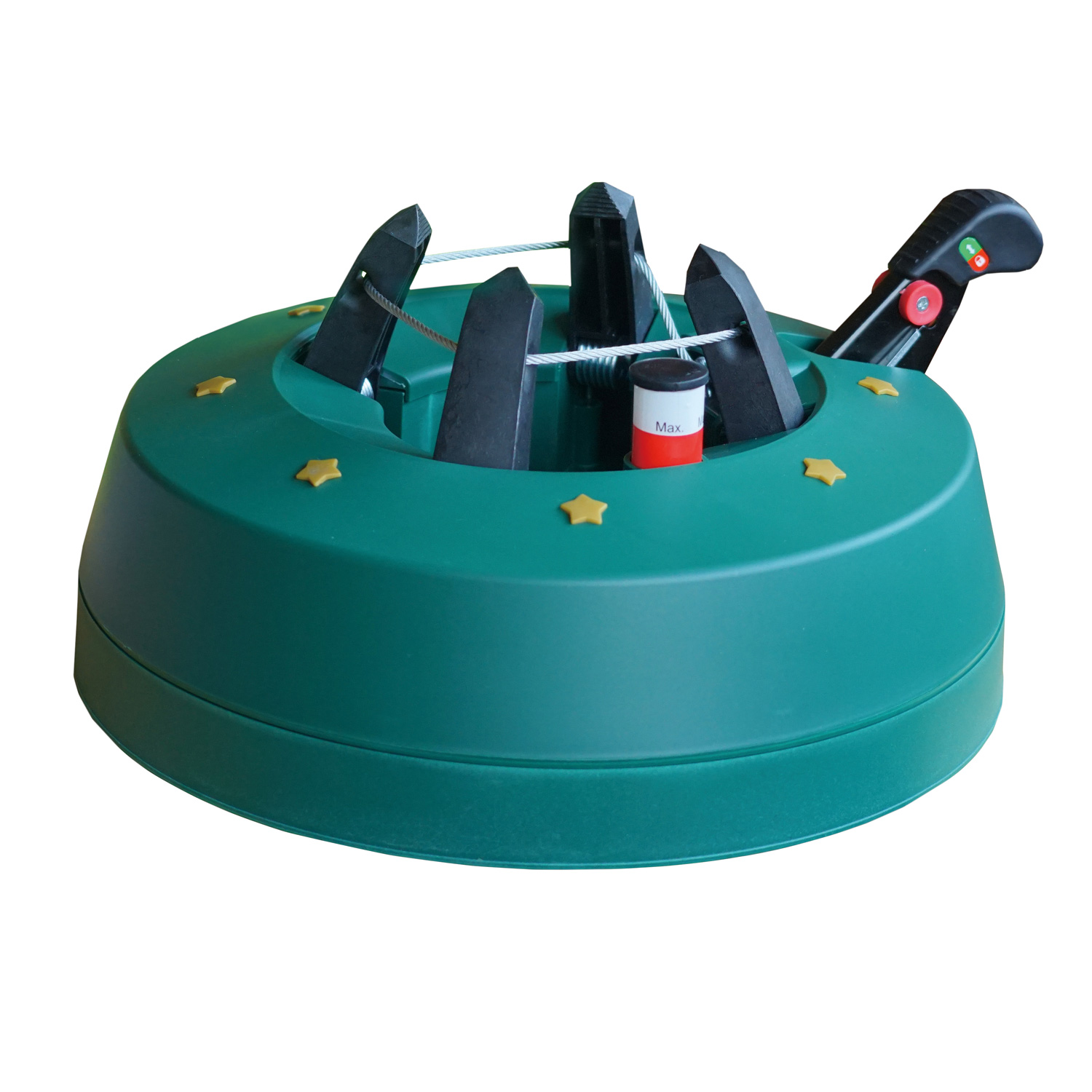 Baumständer GRANIG grün - Fußpedal, 1,3L Wassertank (Stamm 3-11cm - Baum bis 220cm)