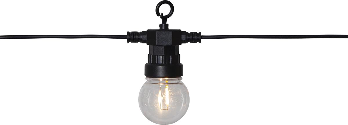 LED Lichterkette "CIRCUS" - 20 Kugeln, D: 5cm - warmweiße Filament LED - 8,8m - inkl.Trafo - outdoor