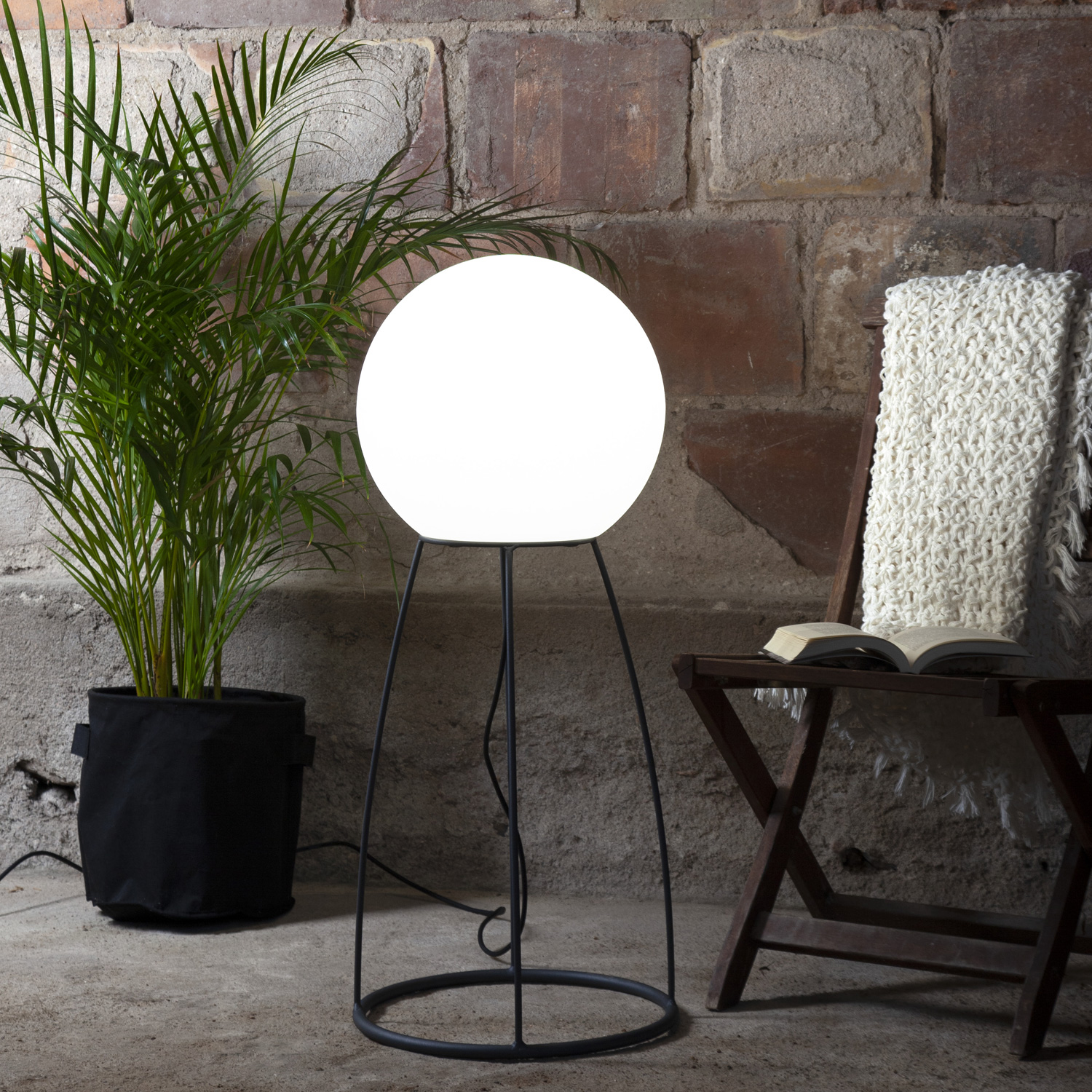Beistelllampe/Gartenlampe "SIT" - outdoor IP65 - E27 Sockel - H: 95cm D: 40cm - max 25W