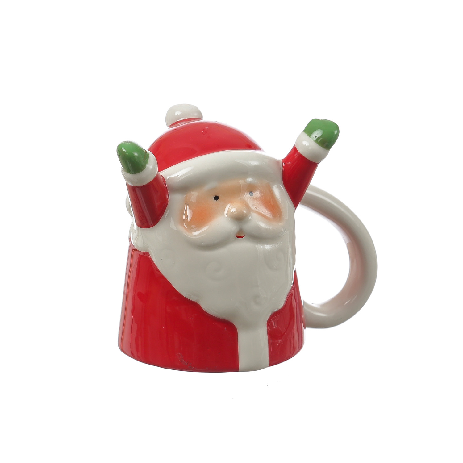 Becher Weihnachtsmann - lustige Weihnachtstasse - Keramik - 300ml