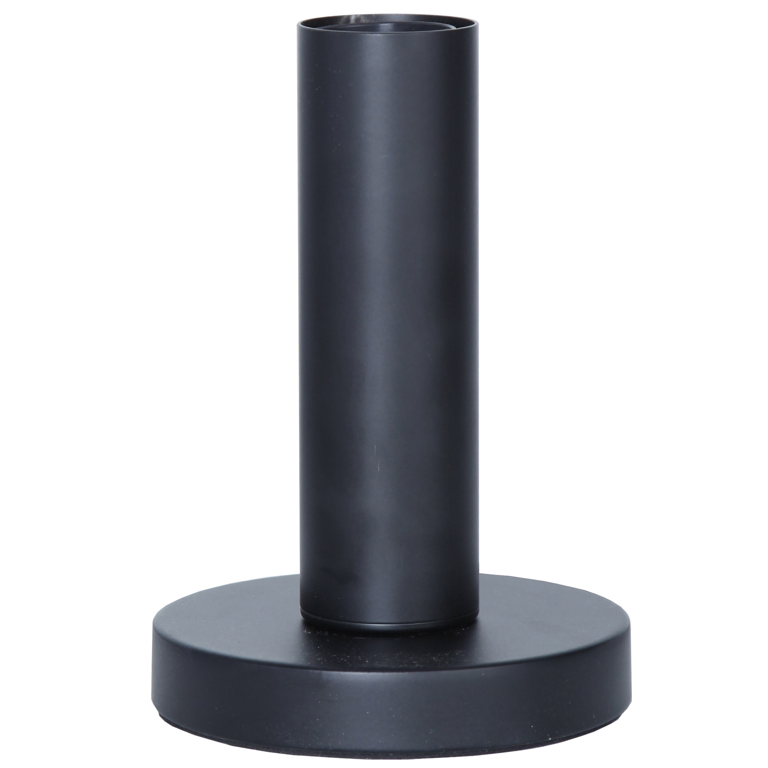 Lampenhalterung | GLANS | E27 | →12cm x ↑17cm | 180cm Kabel | Röhre lang | stehend | Schwarz