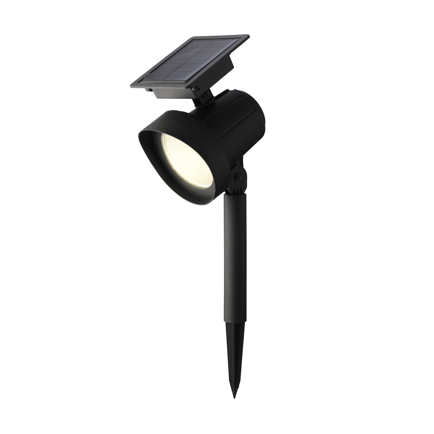LED Solar Gartenstrahler - Gartenspot  - 8 Lichtfunktionen - 25 Lumen - H: 42,5cm -  2St.
