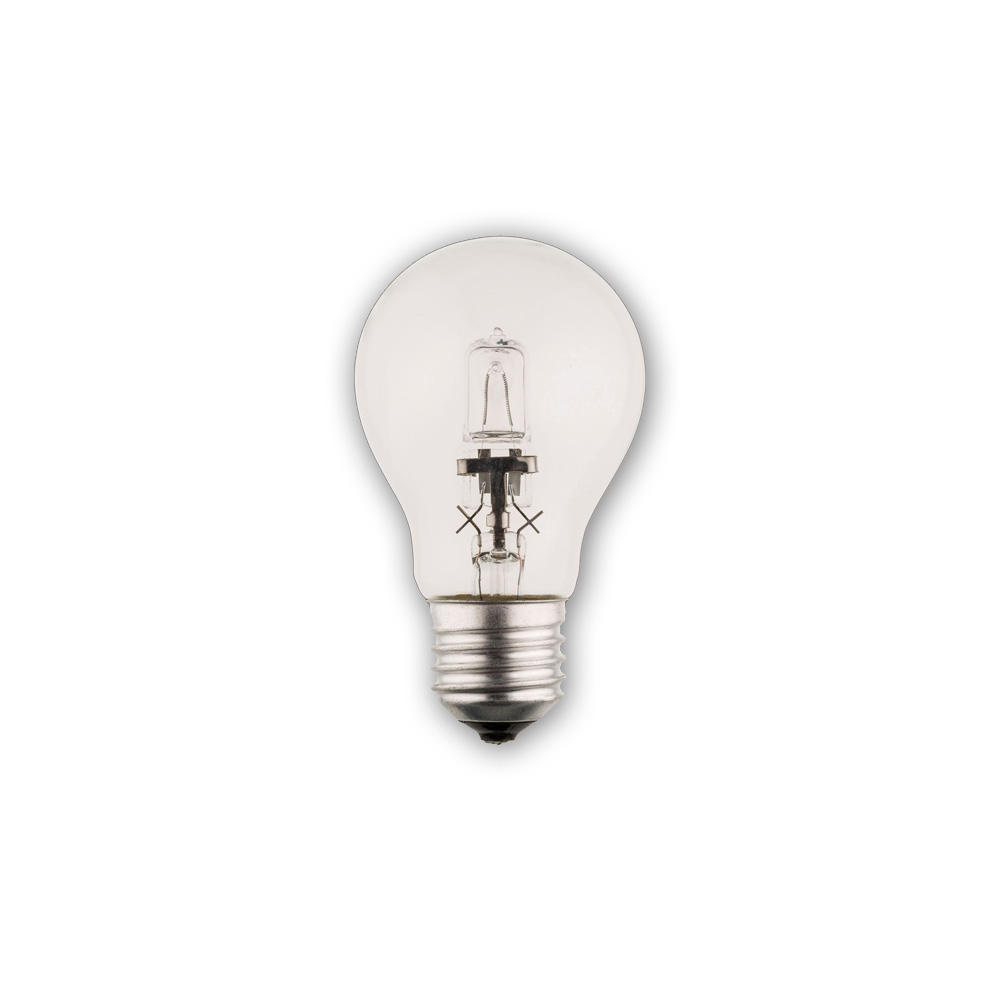 Glühlampe Halogen - E27 - 28W - Warmweiß - A55 - dimmbar