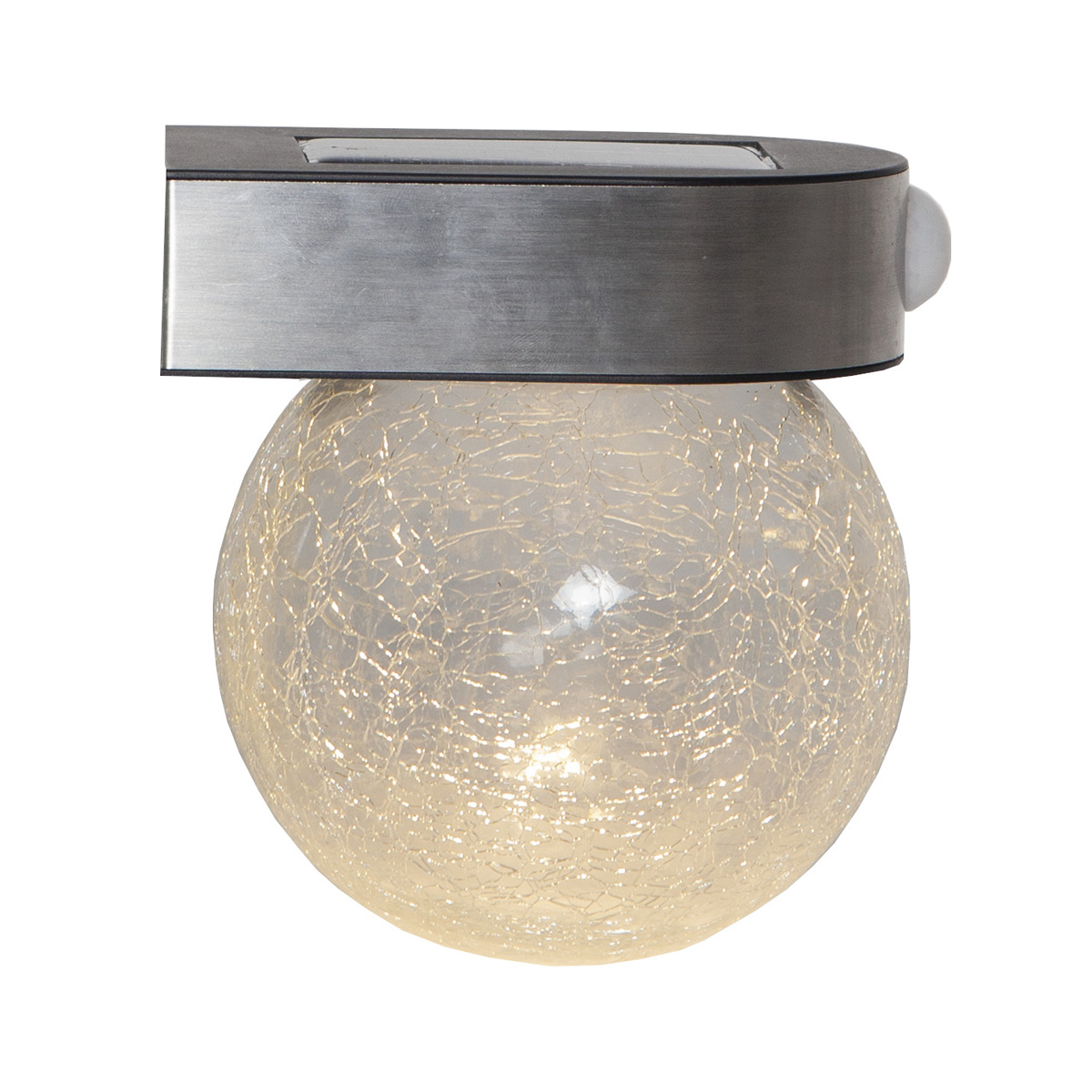 LED Solar Wandleuchte "Glory" - 4 warmweiße LED - H: 14,5cm - Dämmerungssensor & Bewegungssensor