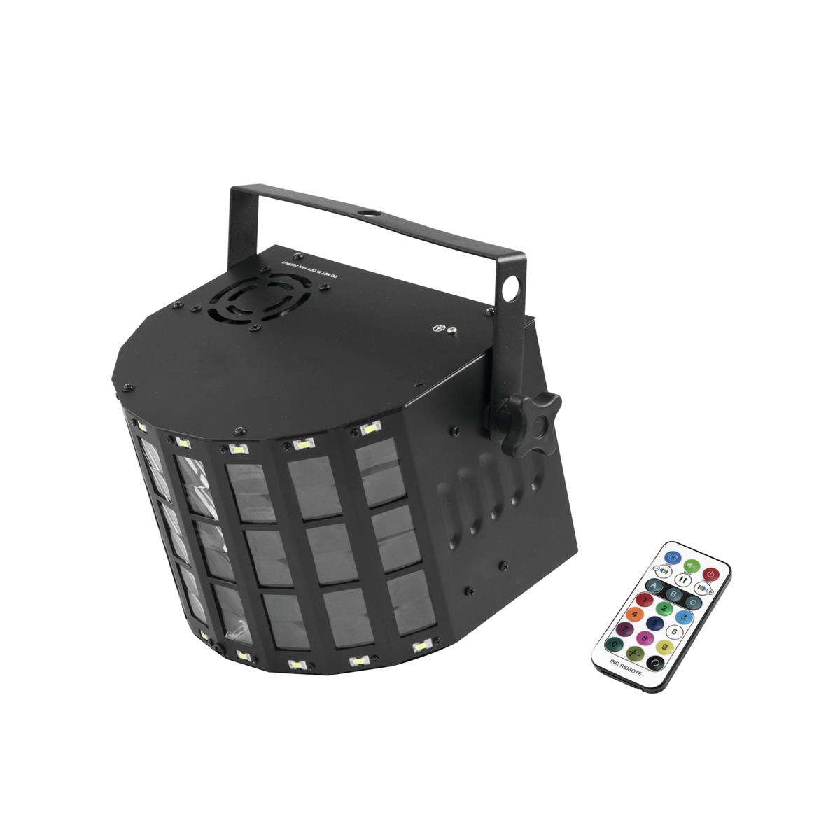 LED Mini Hybrid Strahleneffekt D-20 - Derby Effekt mit Stroboskop - DMX