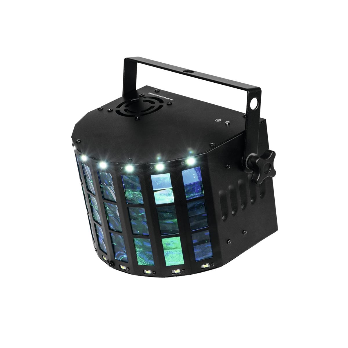 LED Mini Hybrid Strahleneffekt D-20 - Derby Effekt mit Stroboskop - DMX