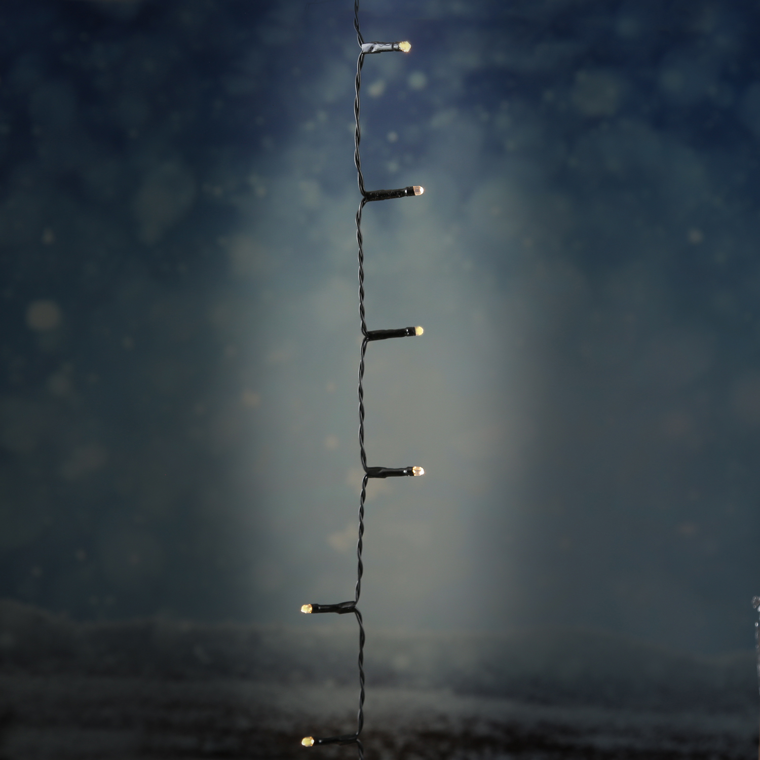 LED Lichterkette auf Kunststoffrad - 500 warmweiße LED - L: 50m - 8 Modi/ Timer - Innen/Außen