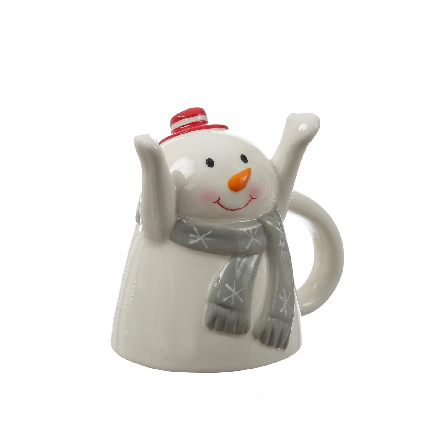 Becher Schneemann - lustige Weihnachtstasse - Keramik - 300ml