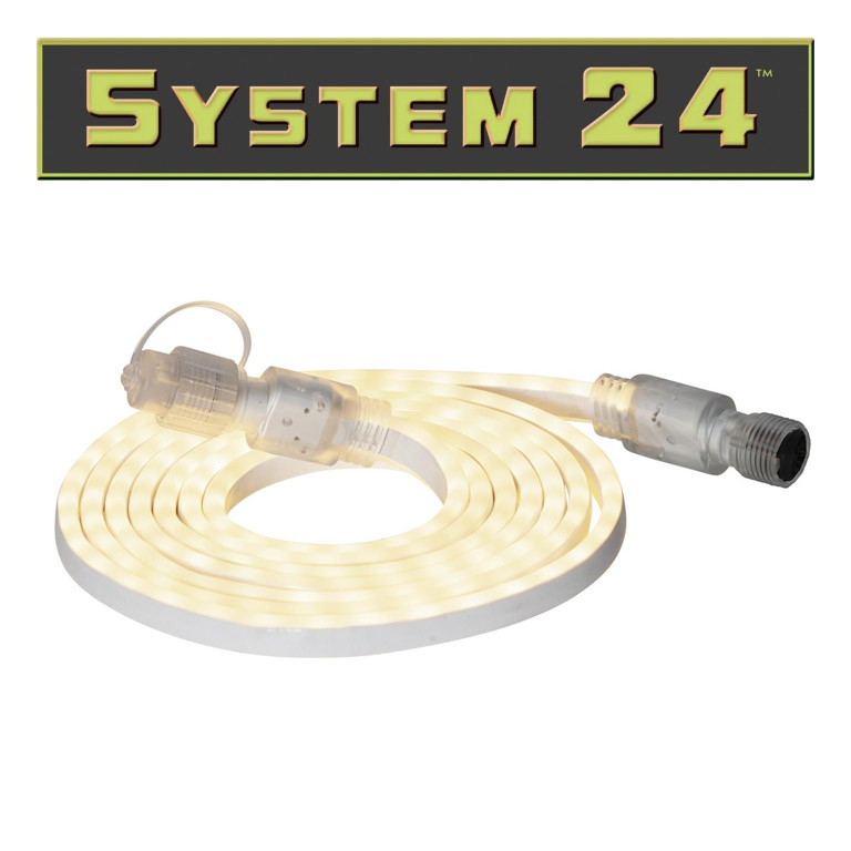 System 24 | LED Lichtschlauch | 180 LEDs, warmweiß | koppelbar | exkl. Trafo | 3m | outdoor