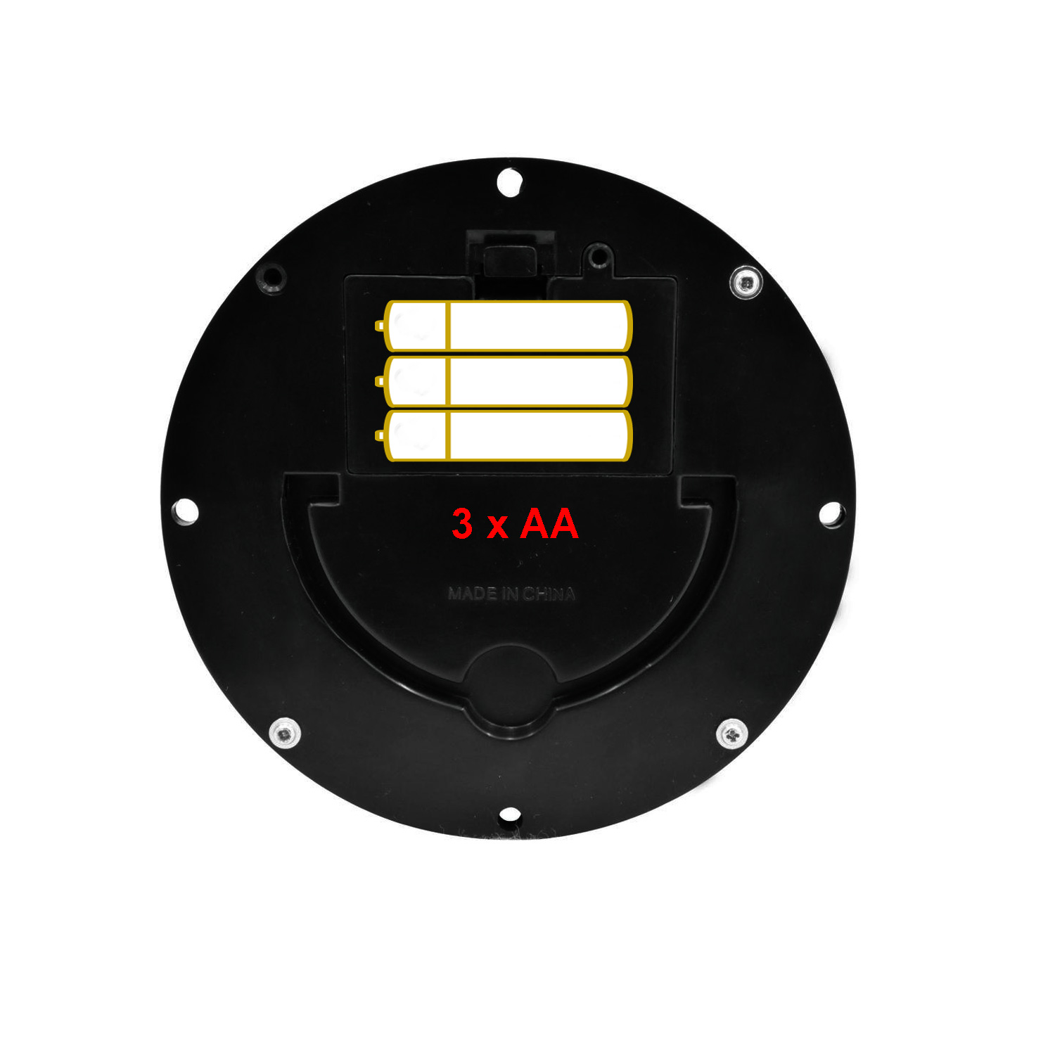 Spiegelkugel Motor mit LED Farbwechsler bis 20cm Kugeln - MBM-203RGBW - Batteriebetrieb