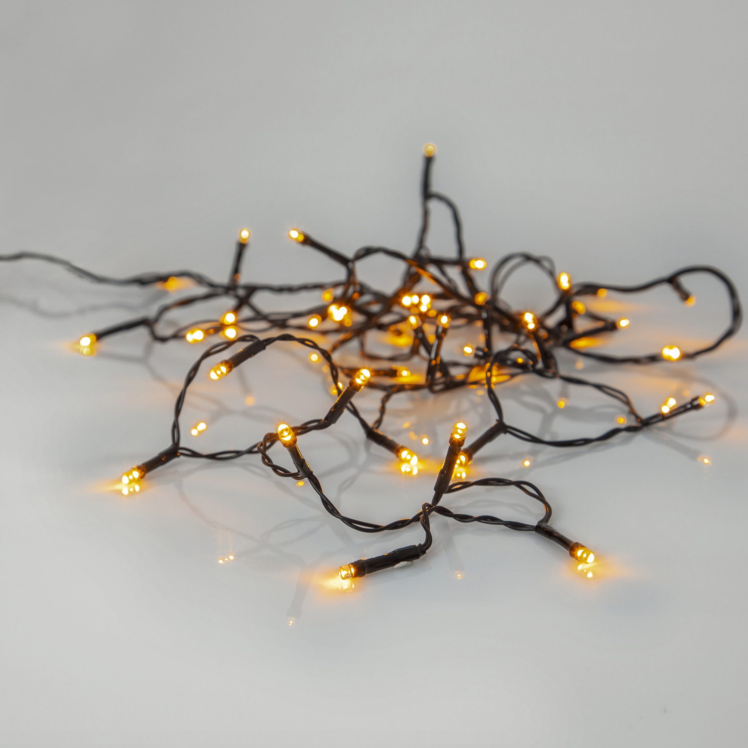 LED Lichterkette - Serie LED - outdoor - 40 ultra warmweiße LED - L: 2,8m - schwarzes Kabel