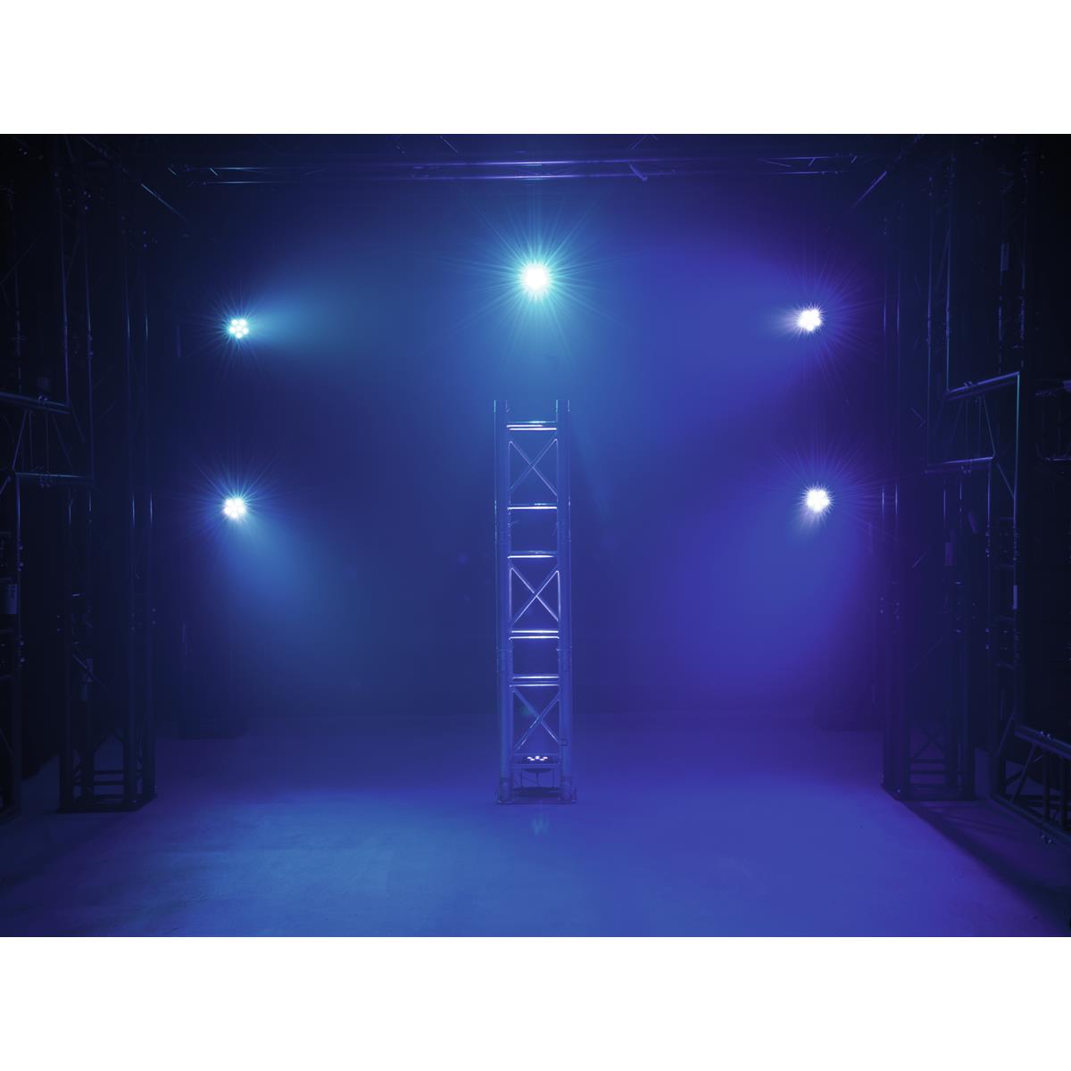 USB Party Spot - 6 RGB LED - Musiksteuerung + Automatik - Fernbedienung