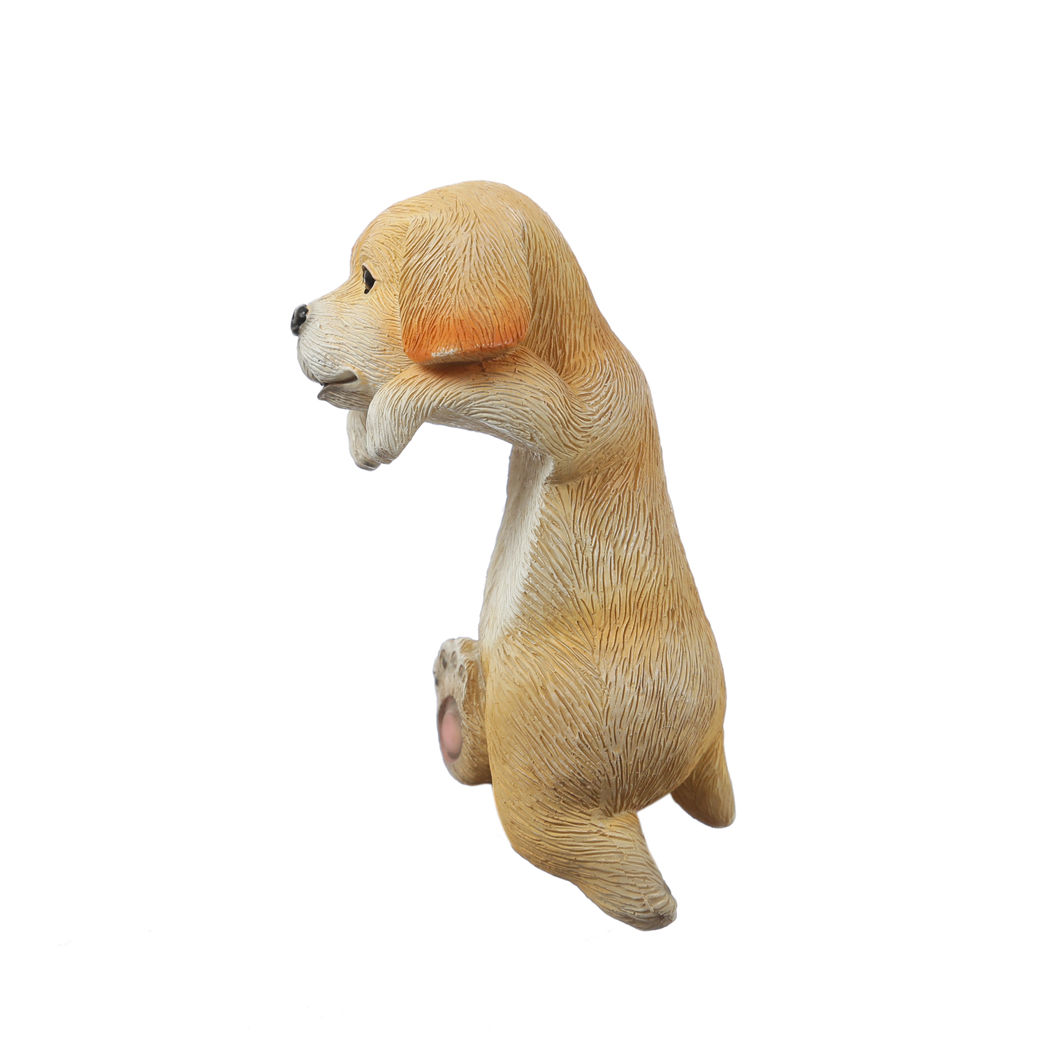 Blumentopfhänger Hund - niedliche Dekofigur als Topfhänger - Tierfigur - Polyresin - H: 11,5cm