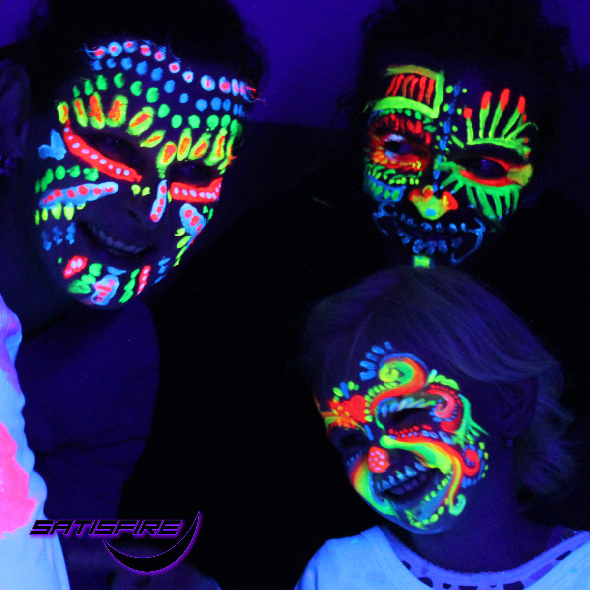 UV50LED BAR - 9x3W Schwarzlicht Bar - Metallgehäuse schwenkbar - SATISFIRE