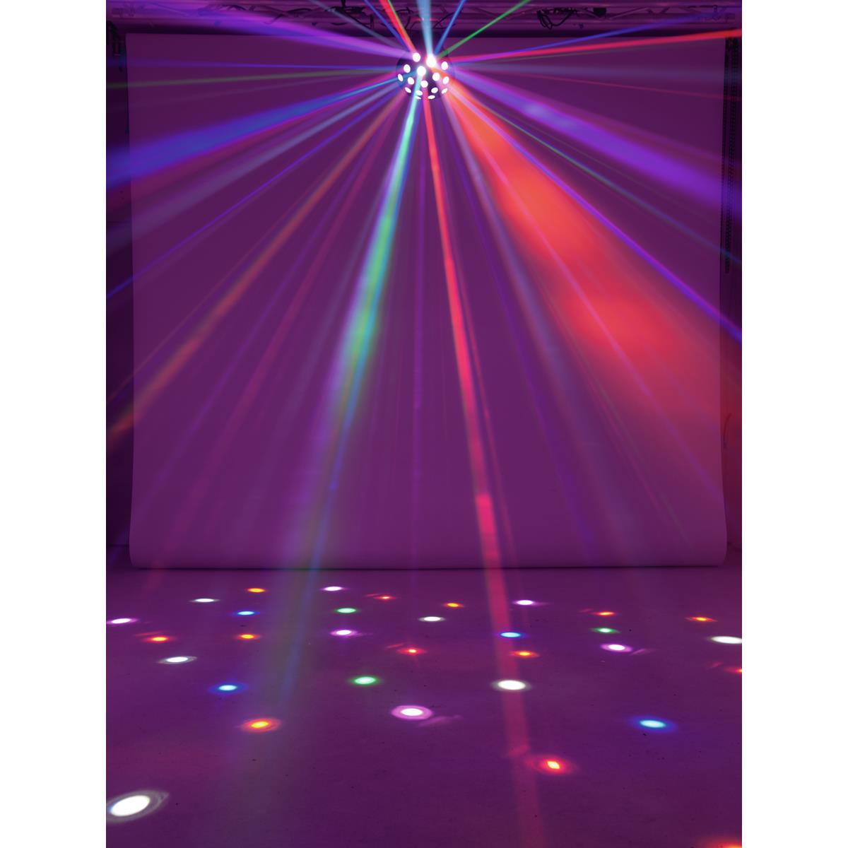 LED Strahleneffekt "Z-1000" - raumfüllender Pilzkopf-Effekt - Auto, DMX, Musik - 6-farb LEDs