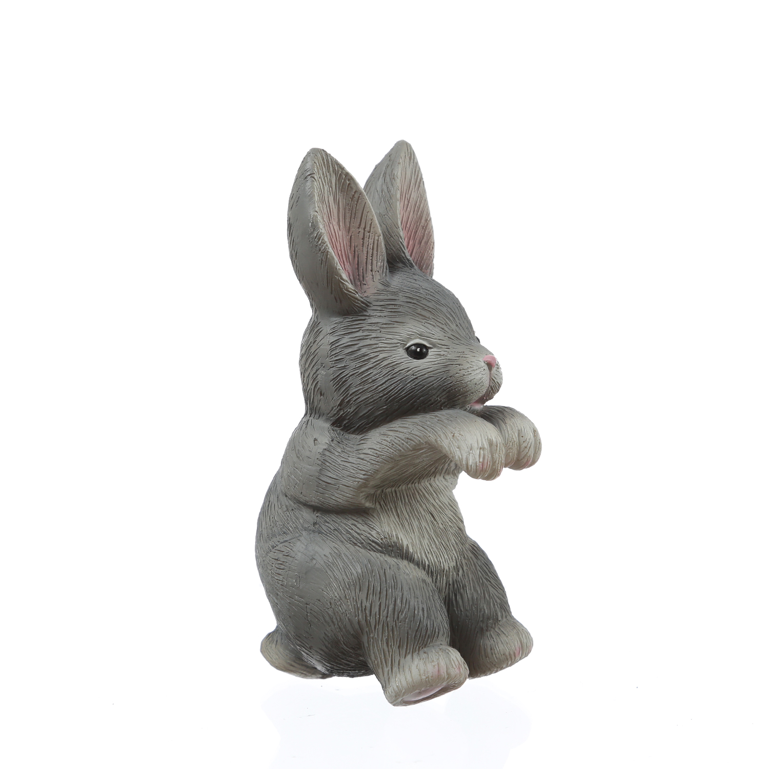 Blumentopfhänger Hase - niedliche Dekofigur als Topfhänger - Tierfigur - Polyresin - H: 11,5cm