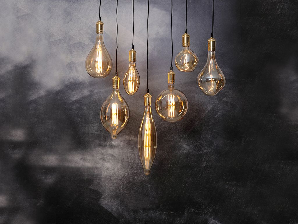 Leuchtmittel | LED | Filament | Industrial | →12cm x ↑44cm | 10W | E27 | 2000K | 800 Lumen | 90 Ra Leuchtmittel | LED | Filament | Industrial | →12cm x ↑44cm | 10W | E27 | 2000K | 800 Lumen | 90 Ra