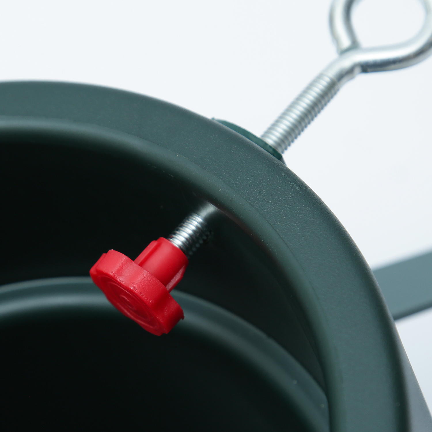 Christbaumständer - Stammdurchmesser 6-10,5cm - Höhe bis 1,8m - Wassertank 1,5L - grün/rot
