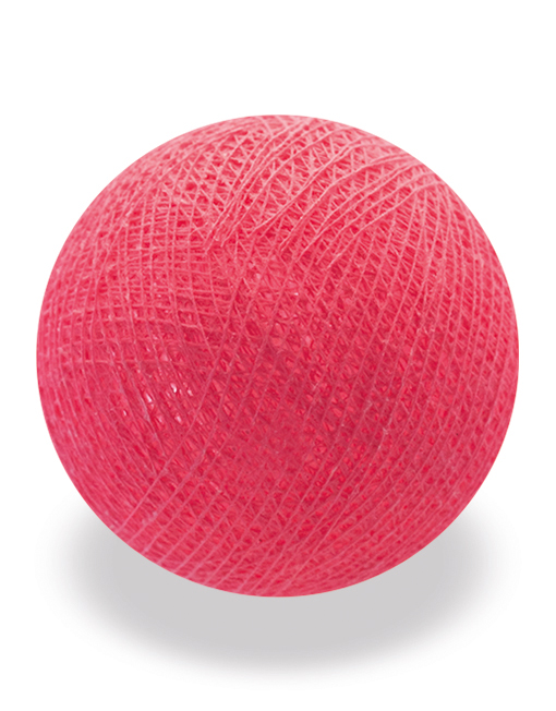 good moods* SUMMERTIME - Ball-Lichterkette mit 20 Stoffkugeln - 20 warmweiße LEDs - Geschenkkarton