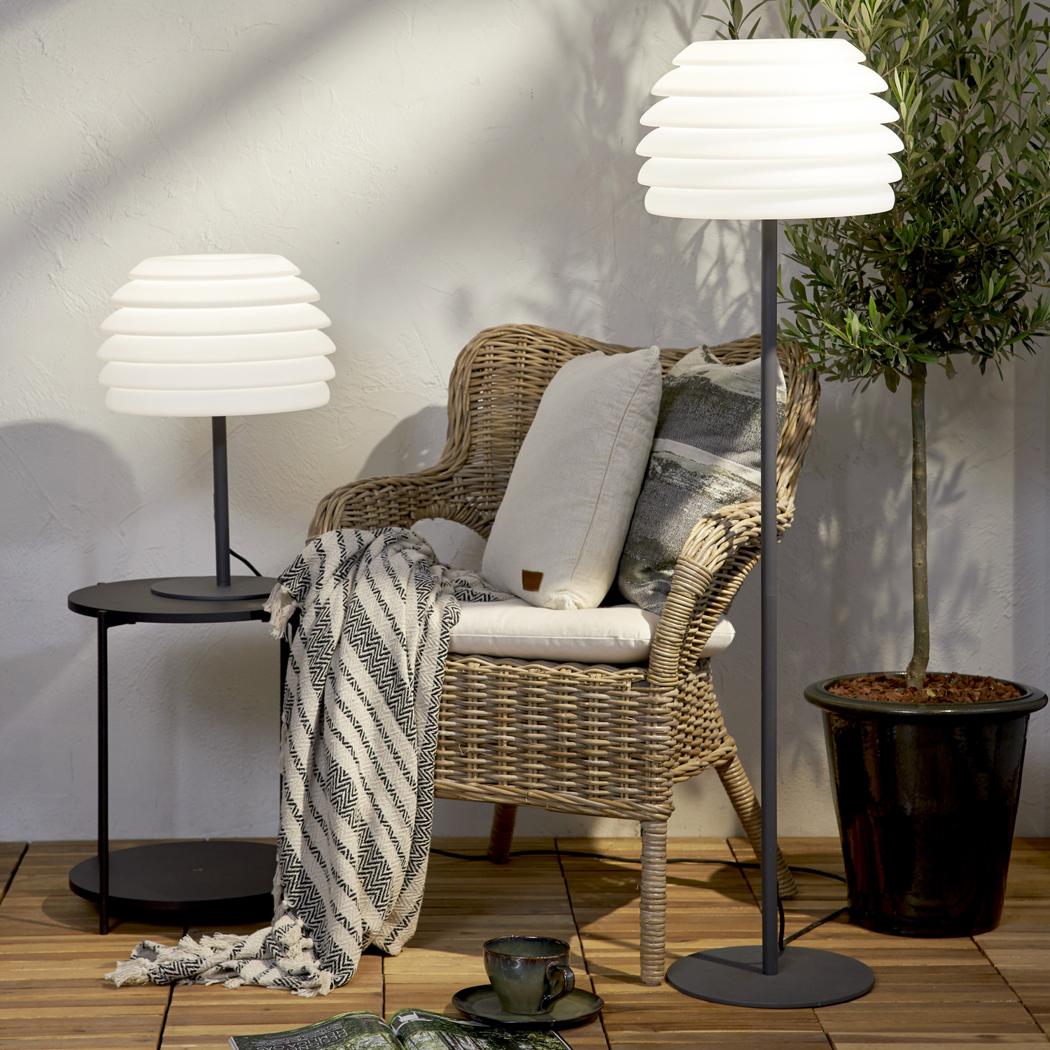 Stehlampe "Ambi" outdoor IP65 - E27 Sockel - H: 150cm D: 37cm - max 40W 2