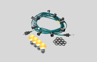 Mit ultra-warmweißen LED Kugeln
