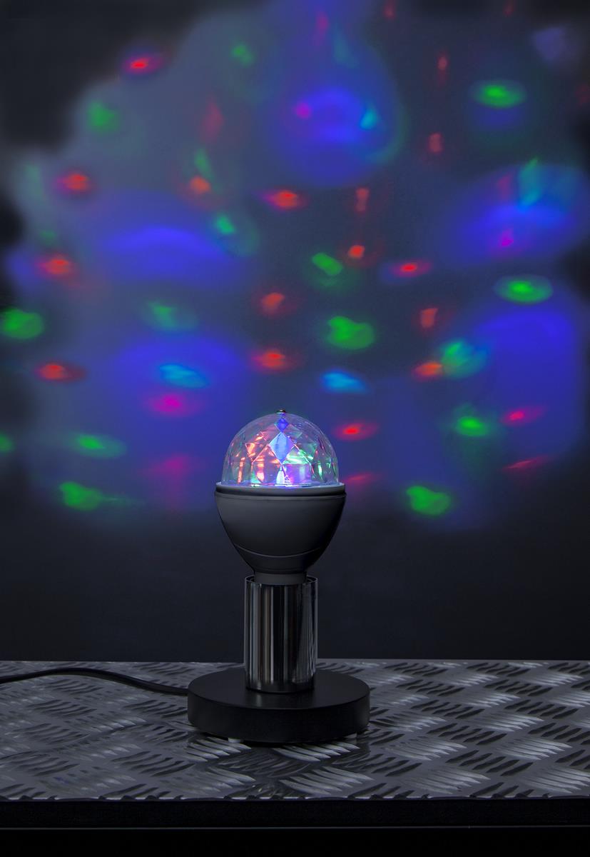 PARTY LAMP - E27 Fassung - einfacher, raumfüllender LED Partyeffekt - RGB Farben
