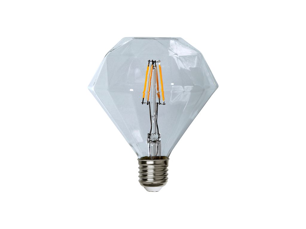 Leuchtmittel LED | Filament | Diamant | ?11,5cm x ?13,2cm | 3,2W | E27 | 2700K | 320 Lumen | Dimmbar