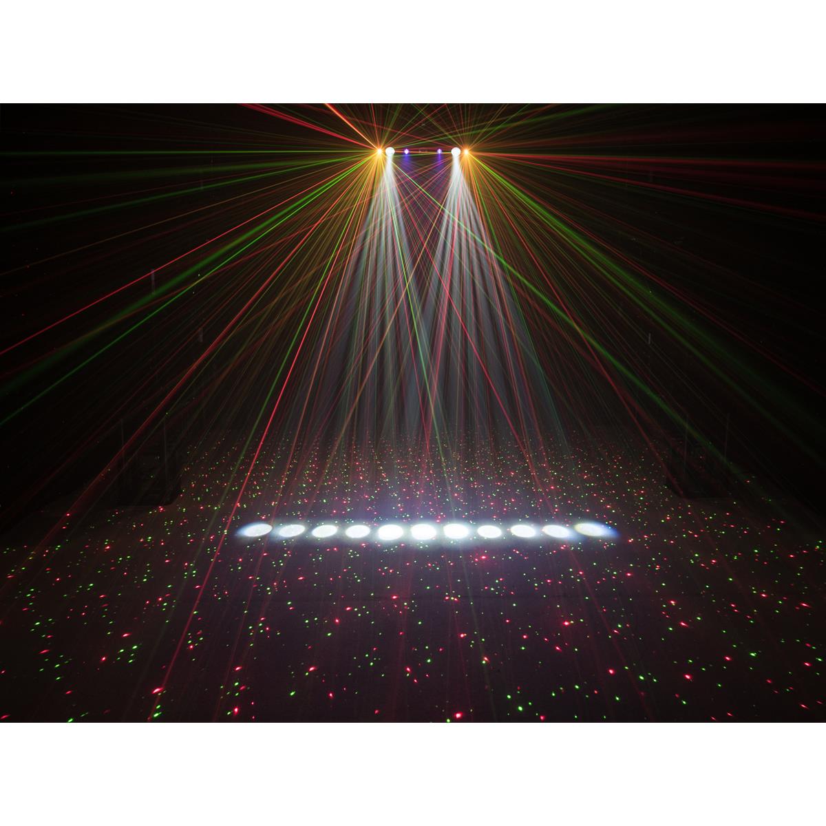 LED Multi FX Laser Bar - Die komplette Lichtshow für Deine Party