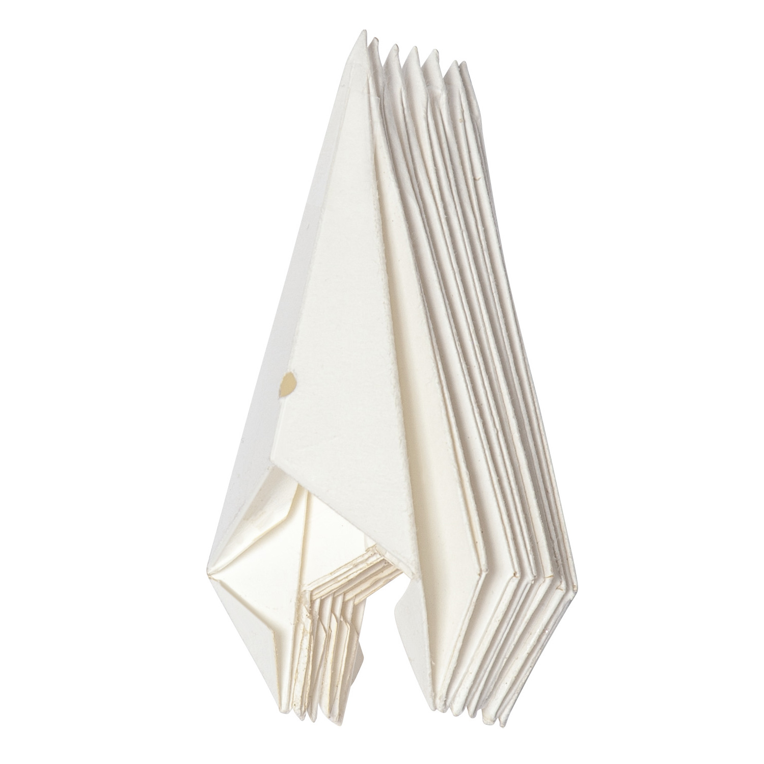 LED Baumspitze Papierstern Isa - 7-zackig - H: 33cm - D: 21cm - weiß