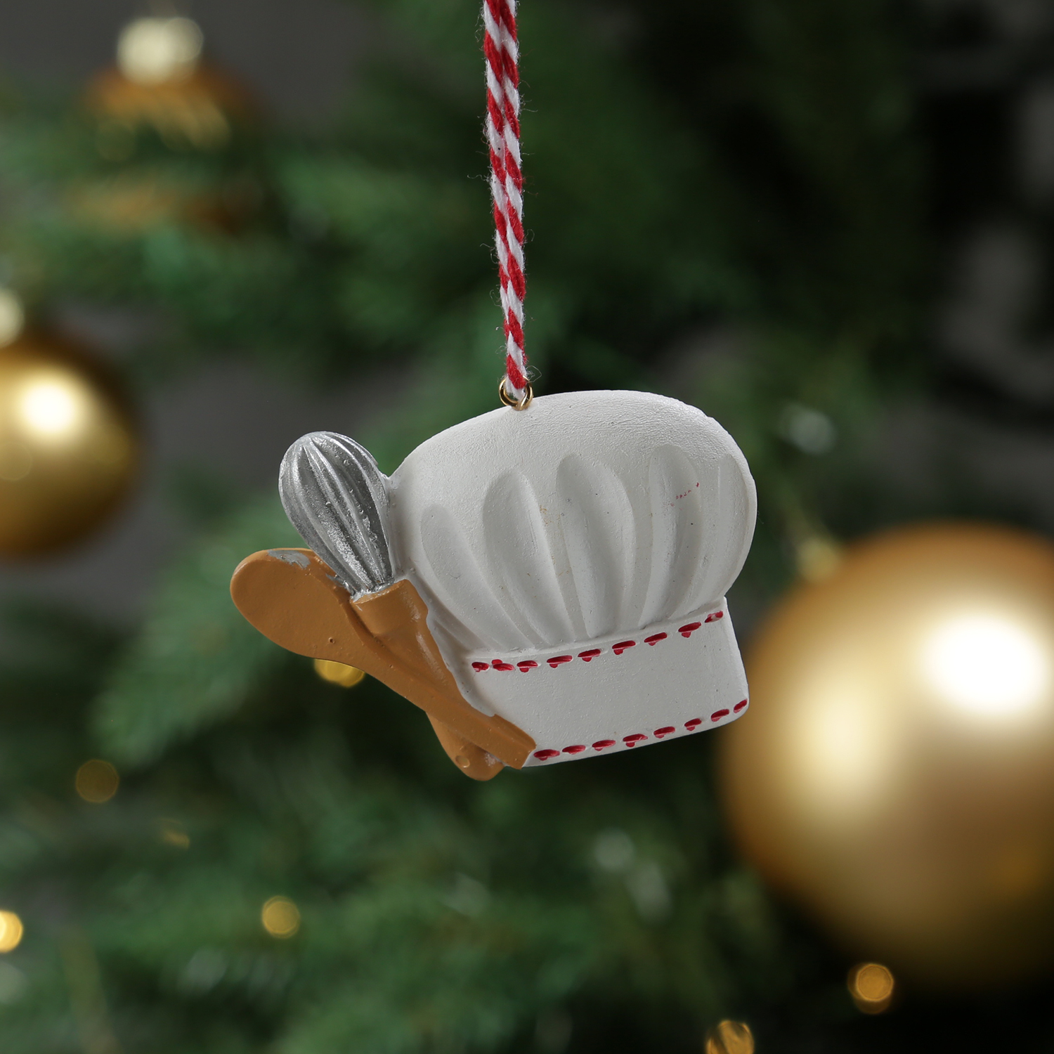 Christbaumschmuck Weihnachtsbaeckerei - 12 verschiedene Baumhaenger - Polyresin - 12er Set