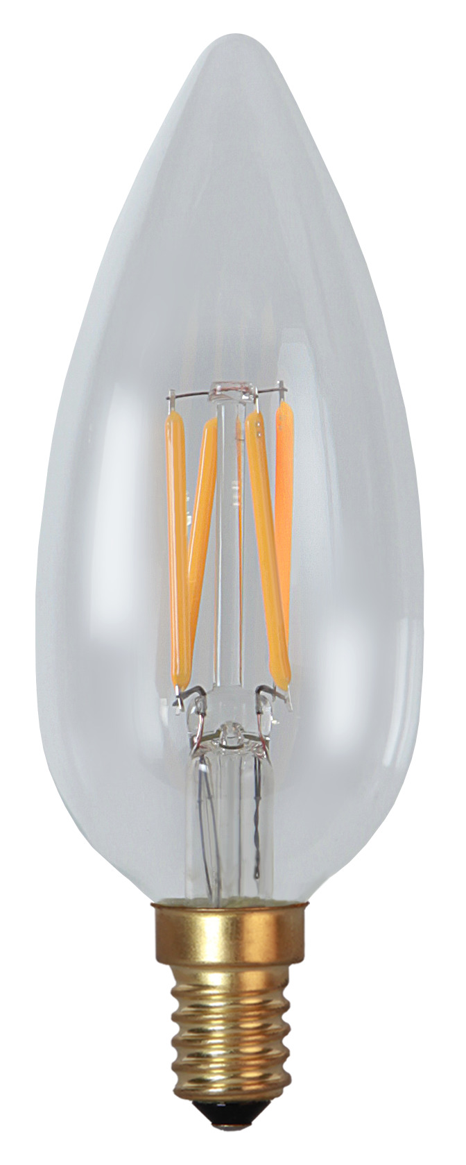 LED Kerzenlampe SOFT GLOW C45 - 3,5W - E14 - ultra-WW 2200K - 260lm - dimmbar