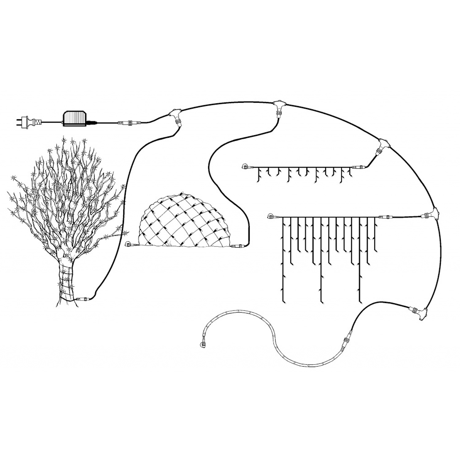 System 24 | Verlängerung | koppelbar | exkl. Trafo | 3m