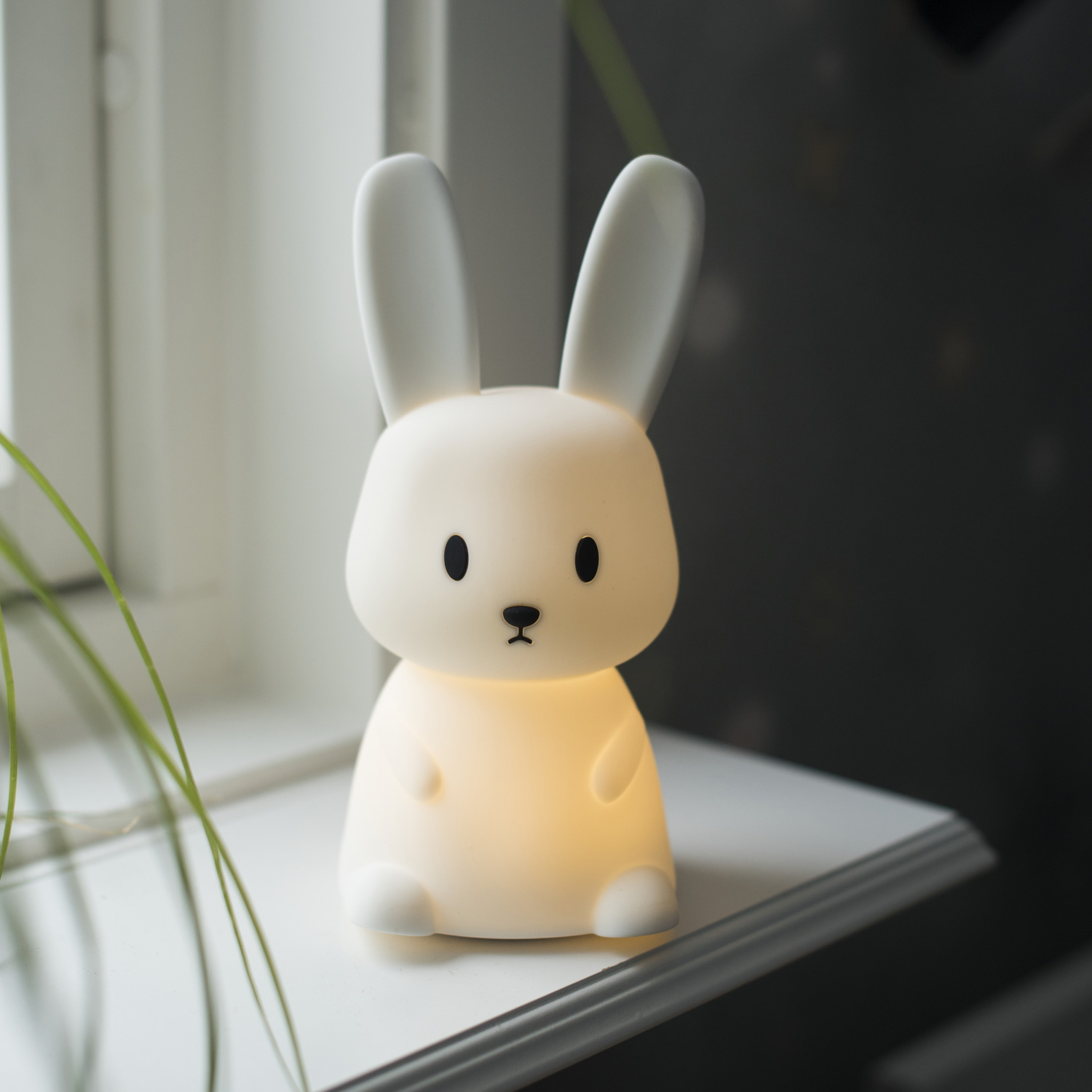 LED Nachtlicht Hase STUPSI - Einschlaflicht - H: 20cm - Warmweiß/Farbwechsel - Batteriebetrieb
