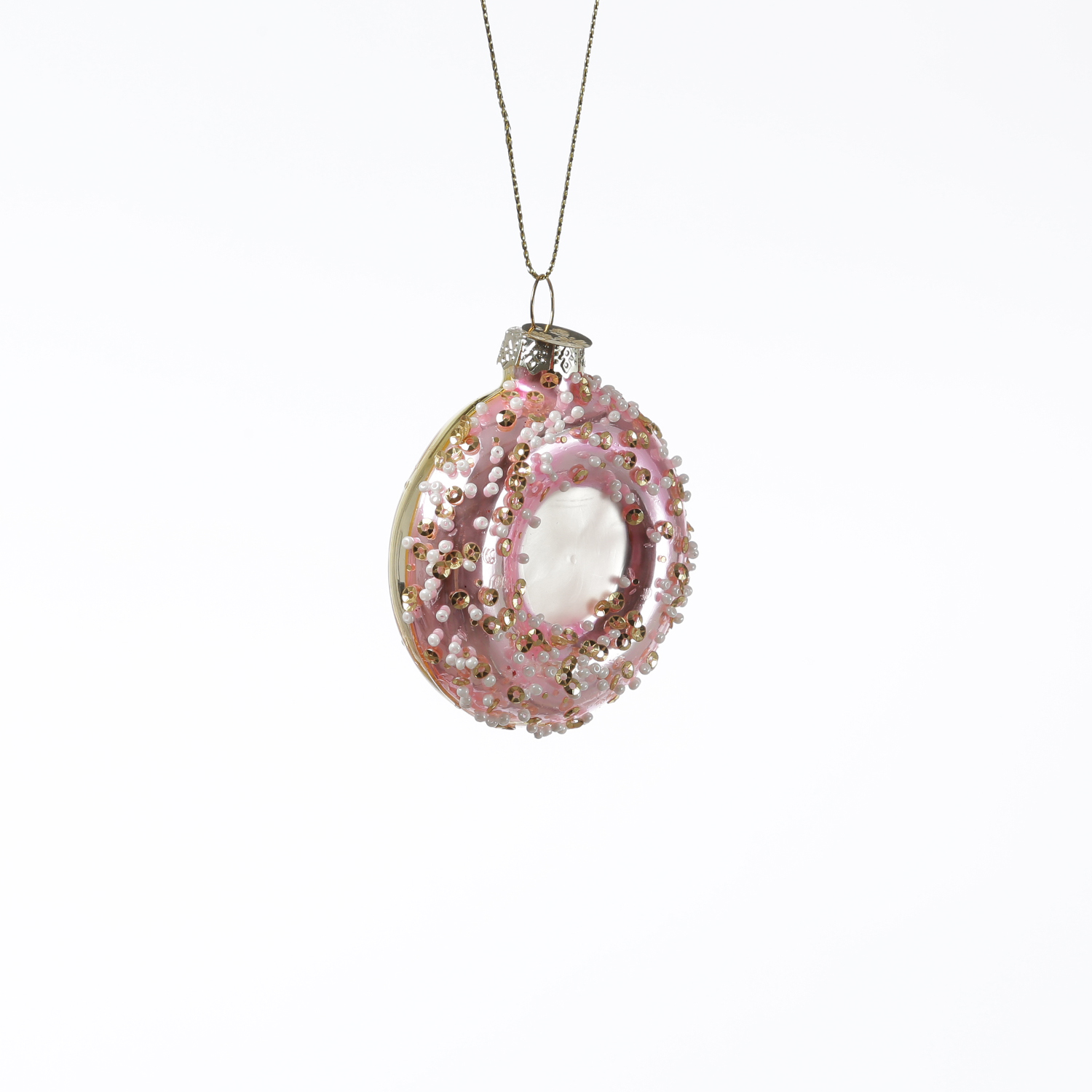 Weihnachtsbaumschmuck Donut/Erdbeere/Schokolade - Glas - Christbaumschmuck - 3er Set