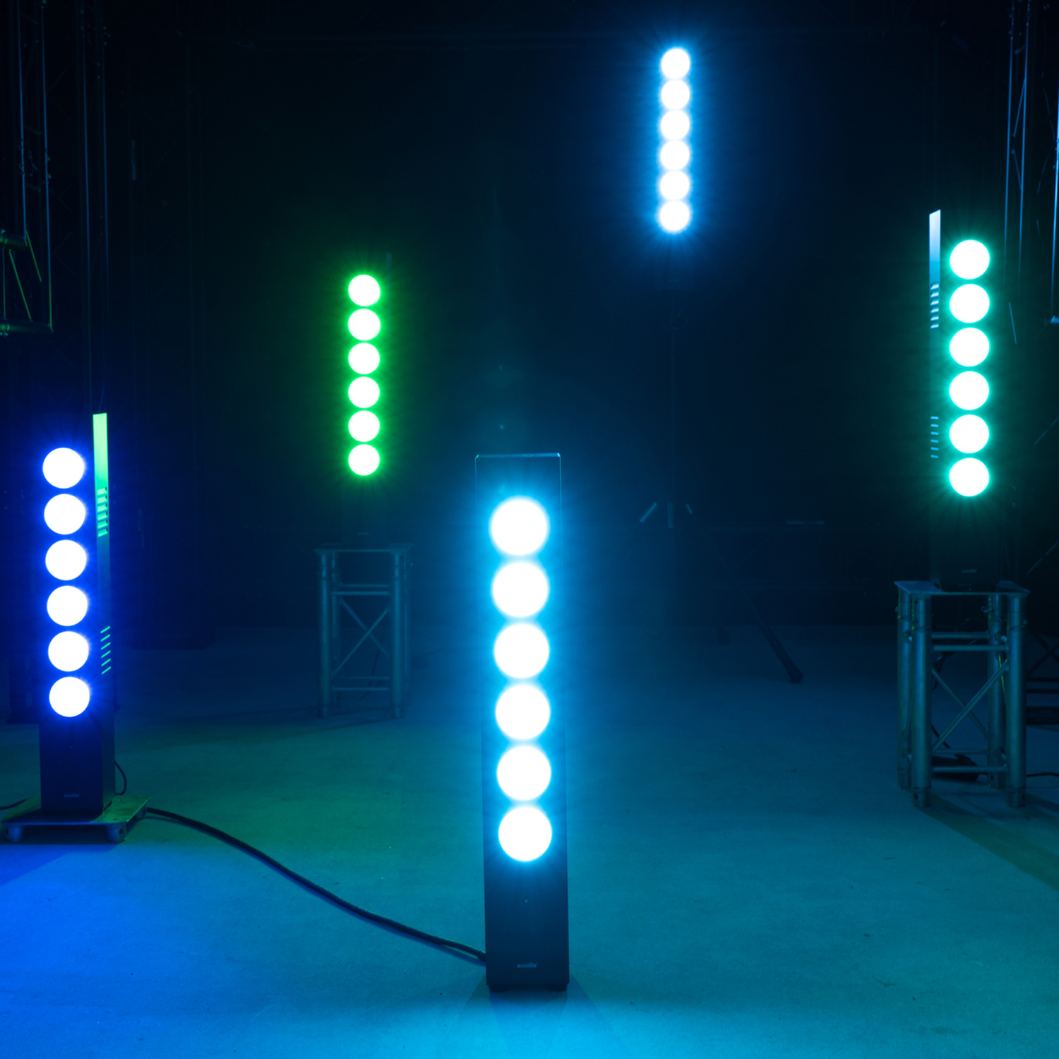 LED Lichtsäule Lichtorgel - high Power 6x 30W COB - DMX - inkl. Fernbedienung - Partyraumbeleuchtung LED Lichtsäule Lichtorgel - high Power 6x 30W COB - DMX - inkl. Fernbedienung - Partyraumbeleuchtung