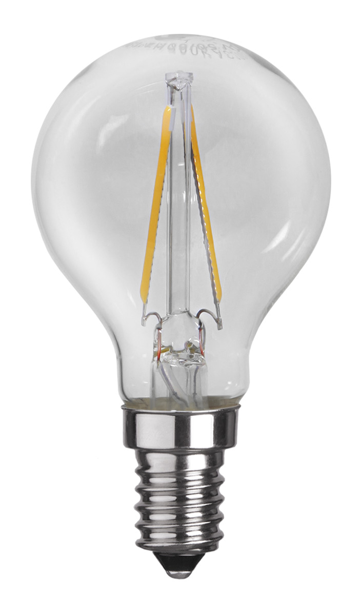 LED Tropfenlampe FILA P45 - E14 - 2W - warmweiss 2700K - 250lm - klar