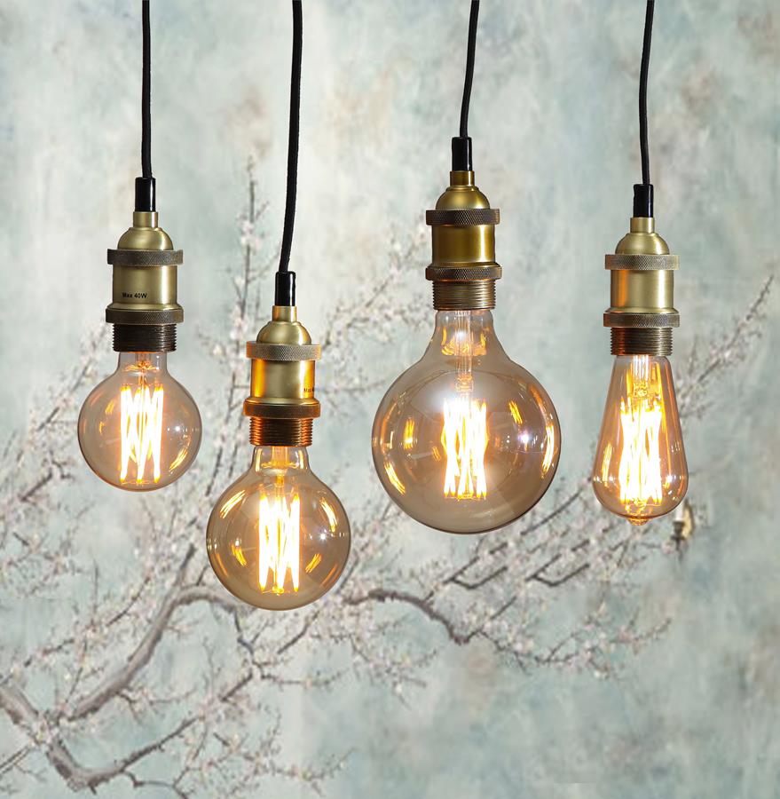 LED DEKO Leuchtmittel VINTAGE ST64 - E27 - 3,7W - UWW 1800K - 240lm - dimmbar