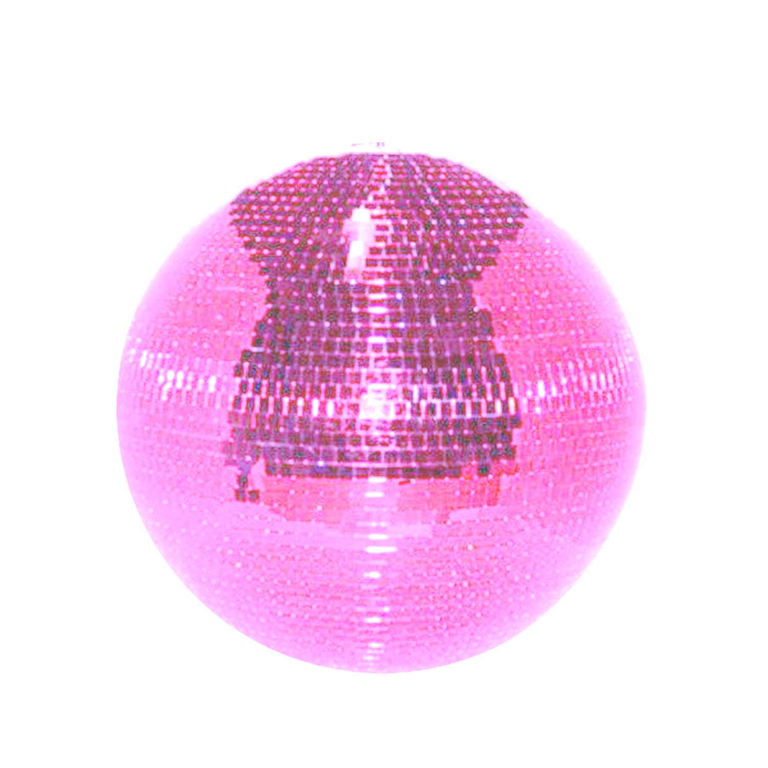 Spiegelkugel 50cm - rosa - Safety - Diskokugel Echtglas - 10x10mm Spiegel PROFI