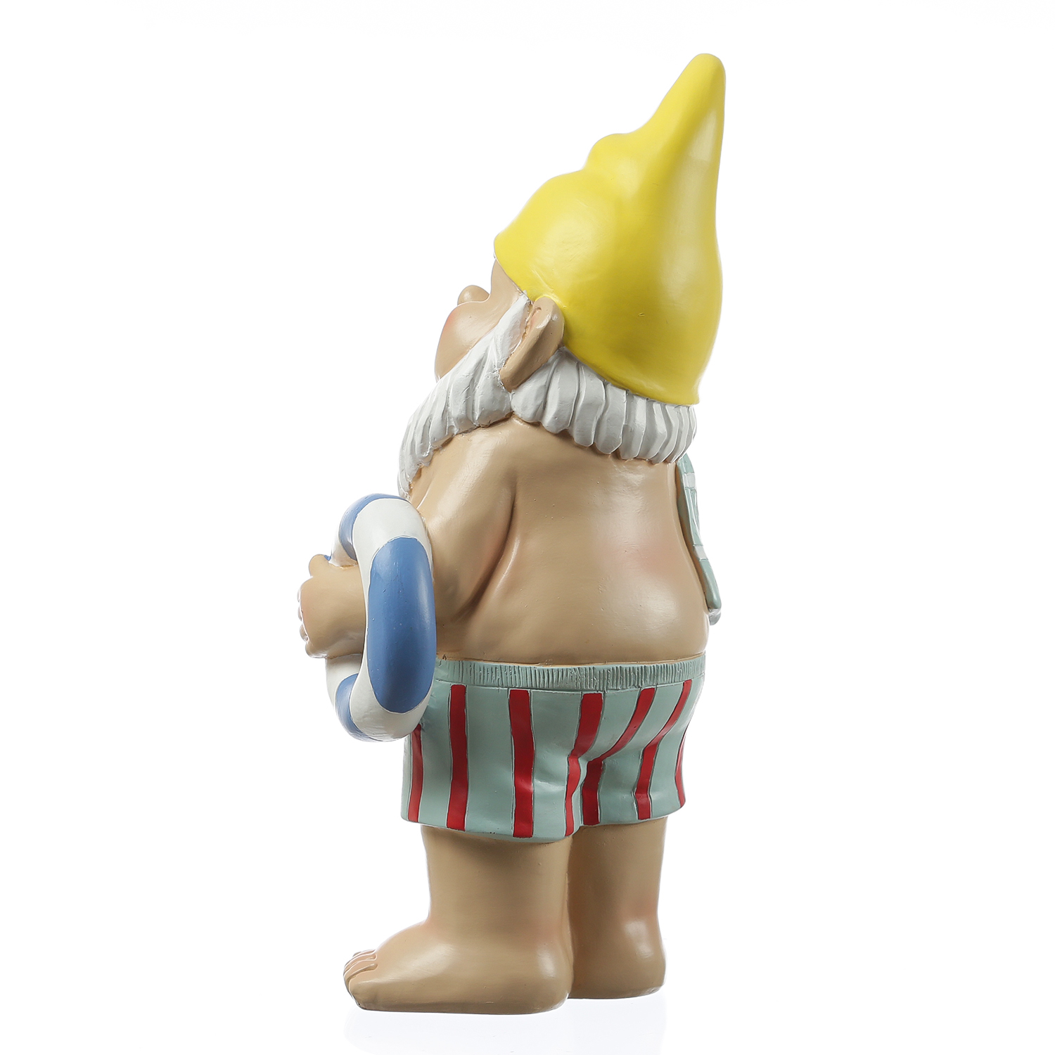 Gartenzwerg BERT - Zwerg im Badeanzug - Gartenfigur - Polyresin - H: 30cm - bunt