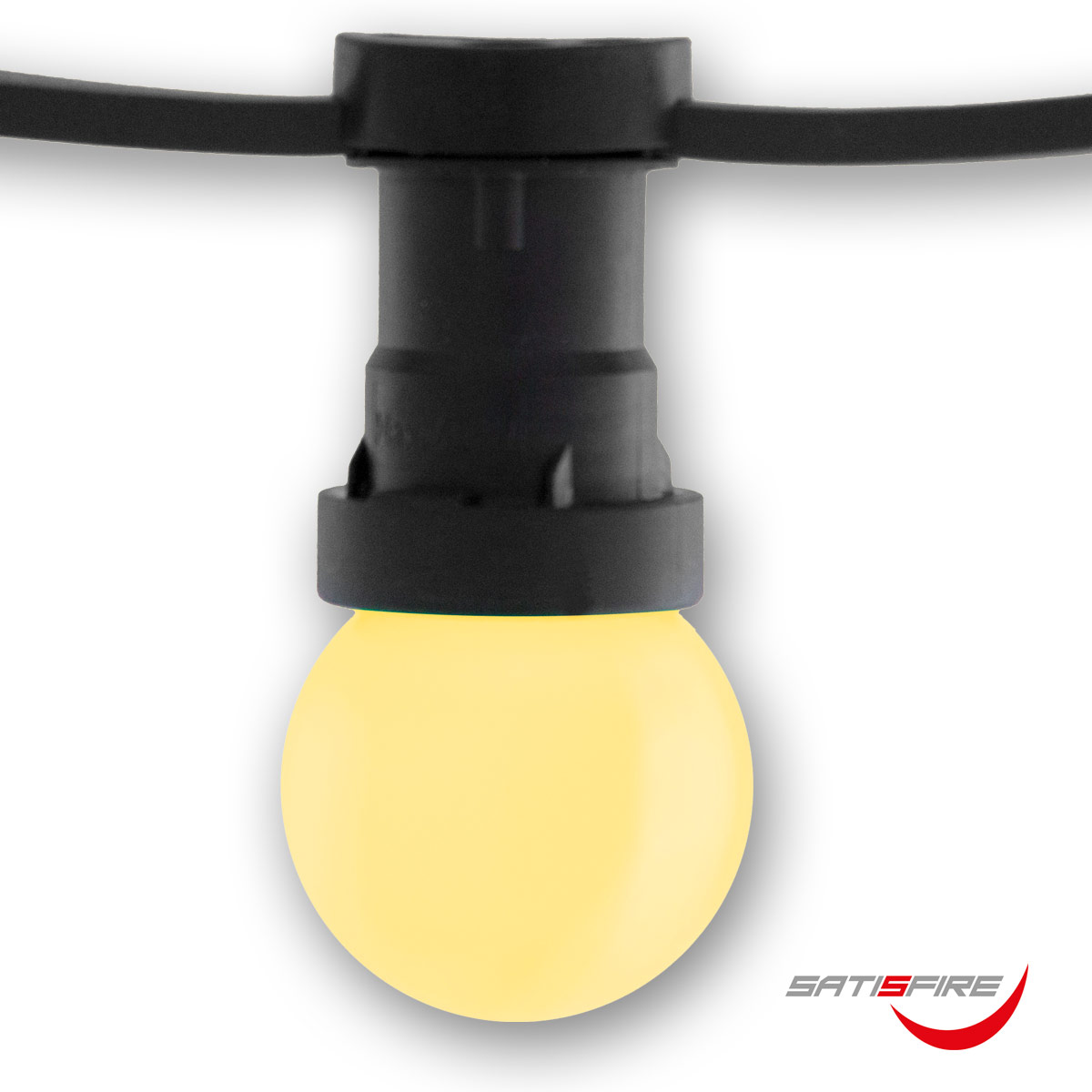 LED Leuchtmittel G45 - warmweiß 2700K - E27 - 1W | SATISFIRE