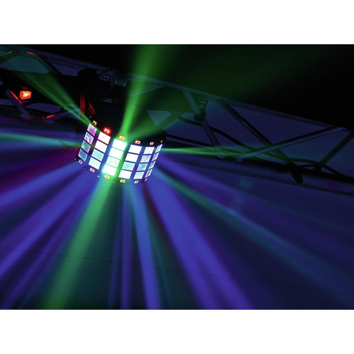 PARTY Strahleneffekt - bewegte Show mit Stroboskopeffekt - Automatikbetrieb - Mini D-6