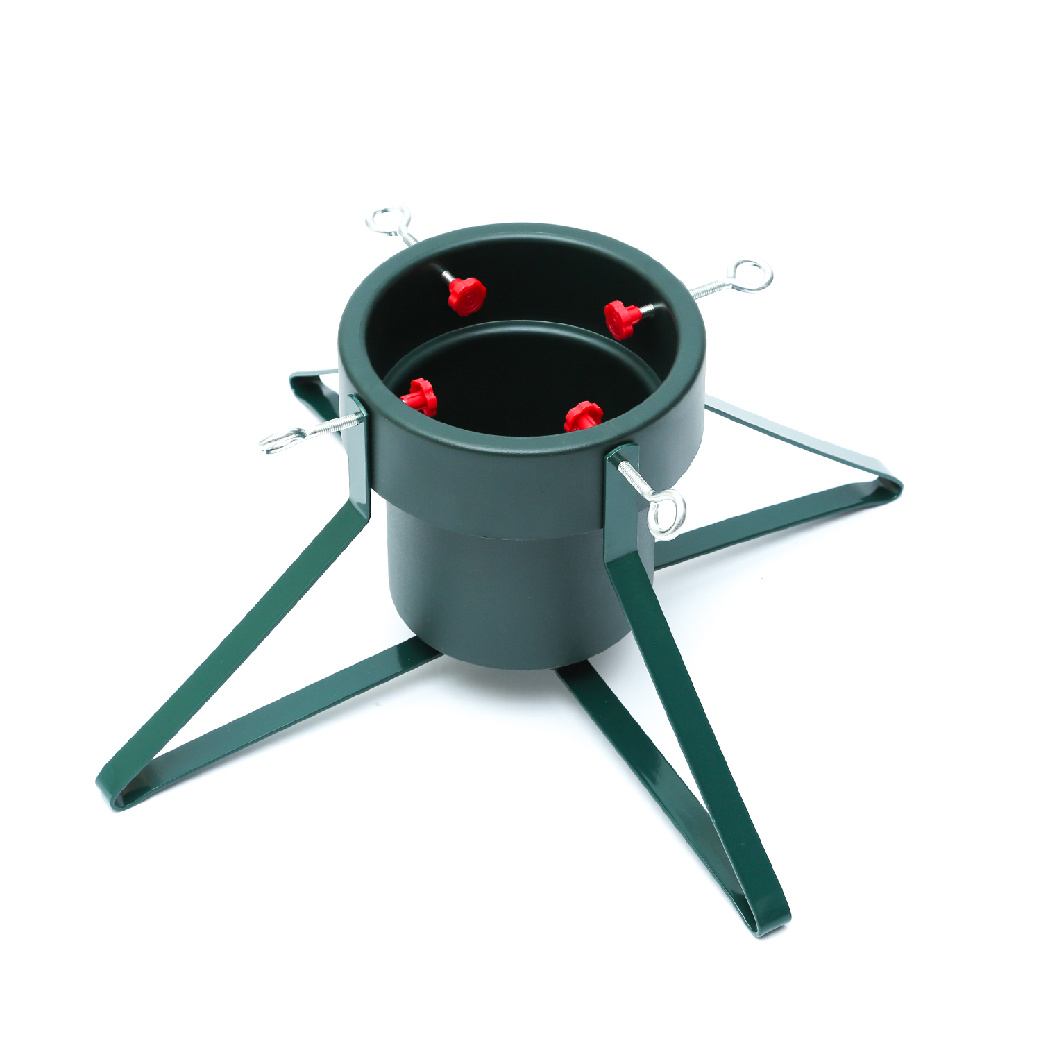 Christbaumständer - Stammdurchmesser 6-10,5cm - Höhe bis 1,8m - Wassertank 1,5L - grün/rot