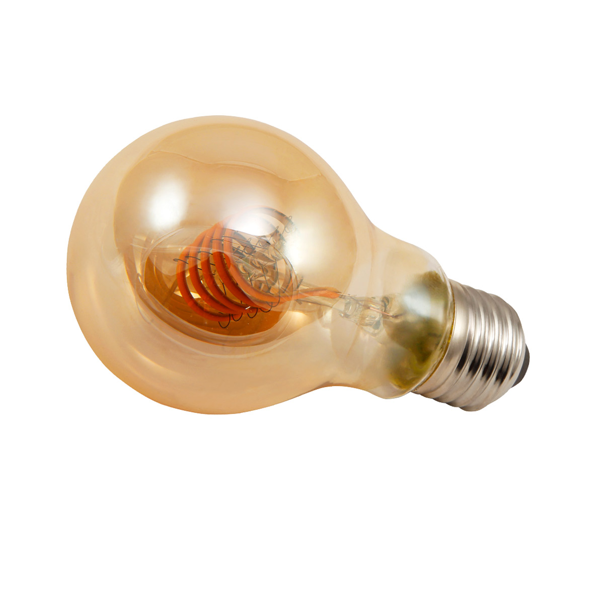 LED Tropfenlampe RETRO-GOLD-Filament - E27 - 6W - 420lm - 2200K