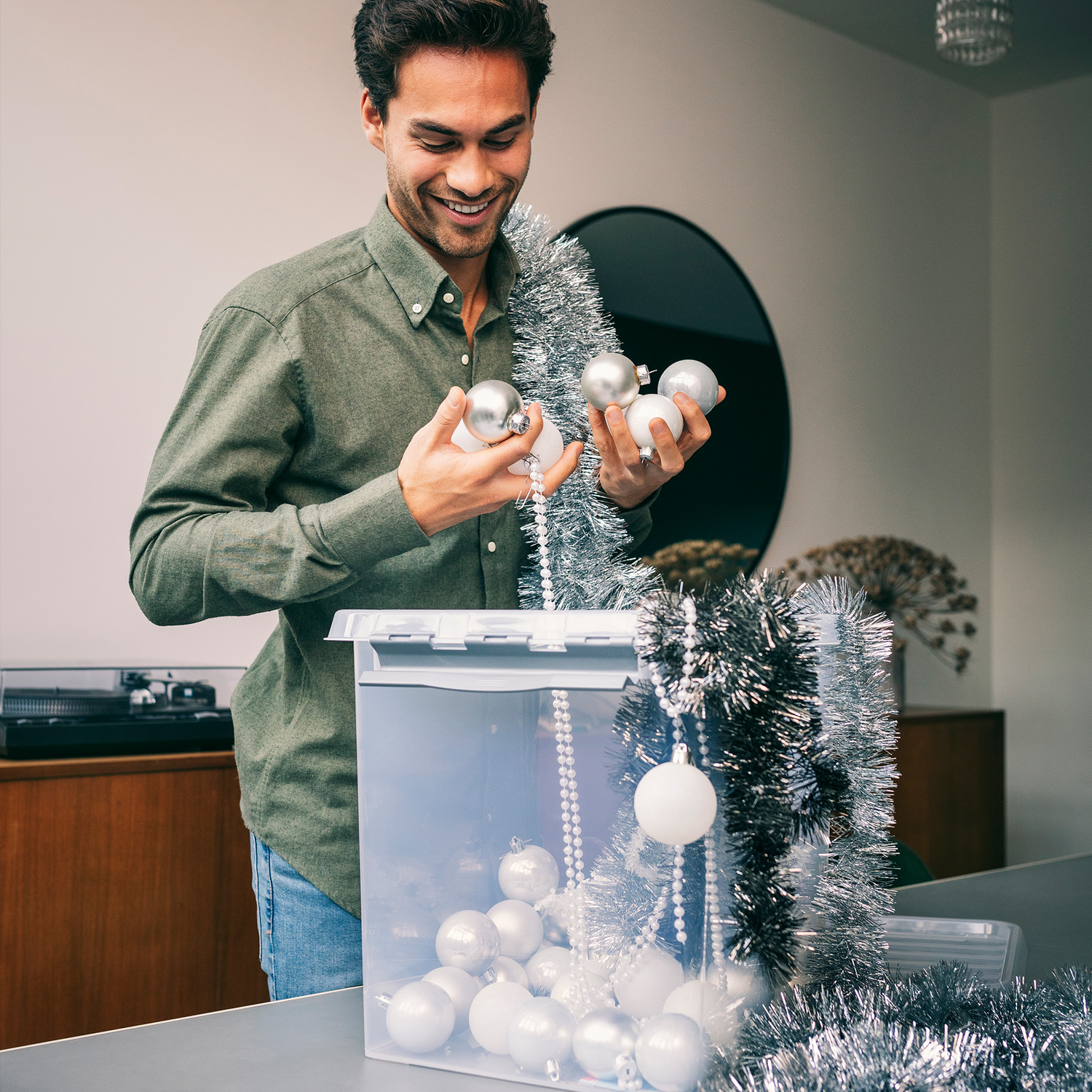Weihnachtskugelbox Q-LINE 125 - mit Trays für 125 Kugeln