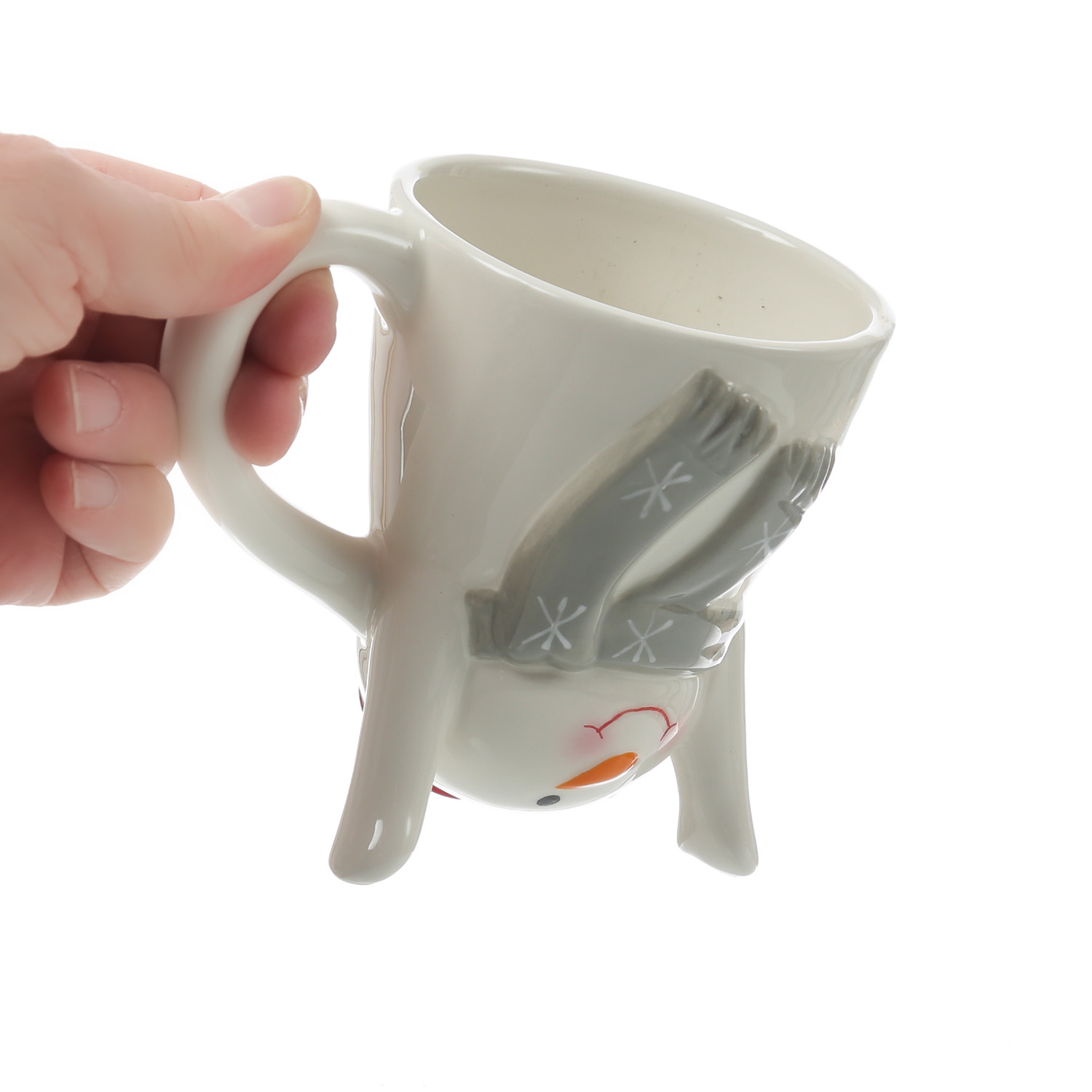 Becher Schneemann - lustige Weihnachtstasse - Keramik - 300ml