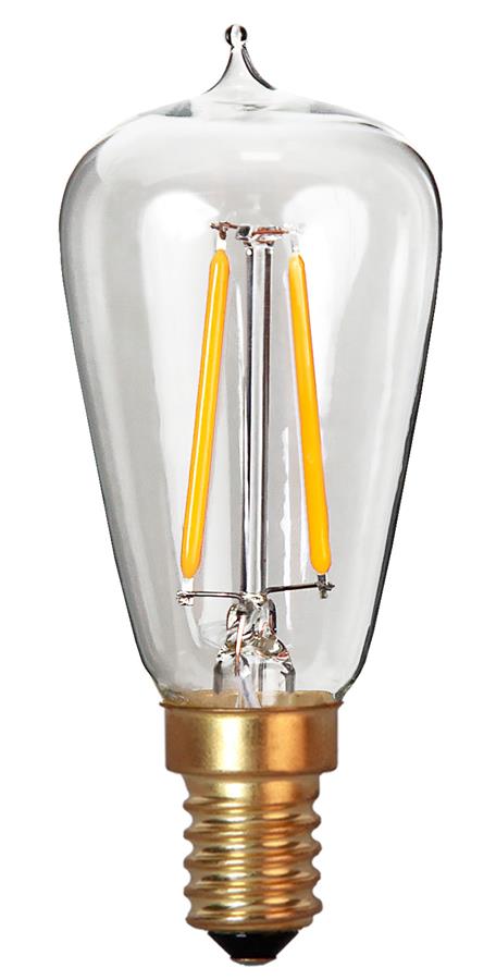LED Leuchtmittel GLOW - ST38 - E14 - 1,7W - warmweiss 2200K - 120lm -  dimmbar